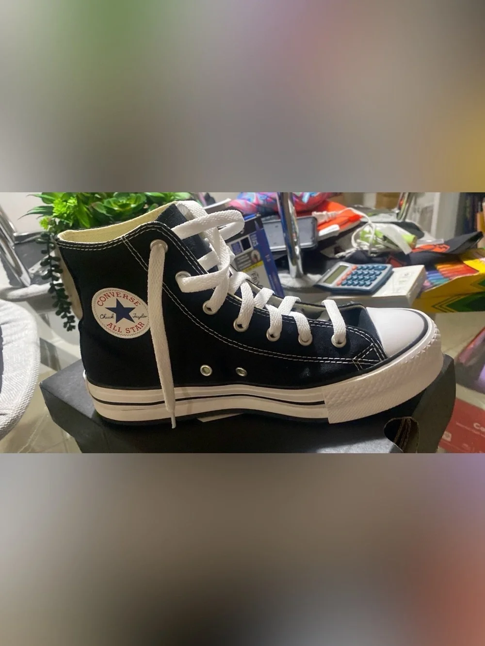 Converse Kids Black & White Chuck Taylor High Top Sneakers